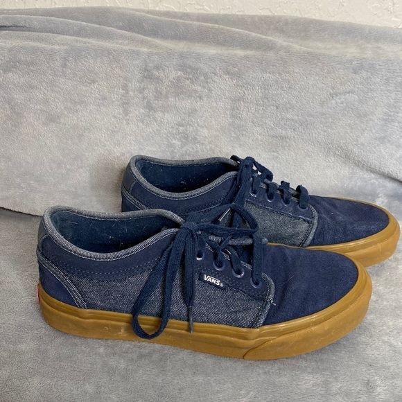 Vans Men's Shoes "Chukka Low Pro''--(Denim)-- Dress Blues/Class Size 6.5 - Picture 1 of 7